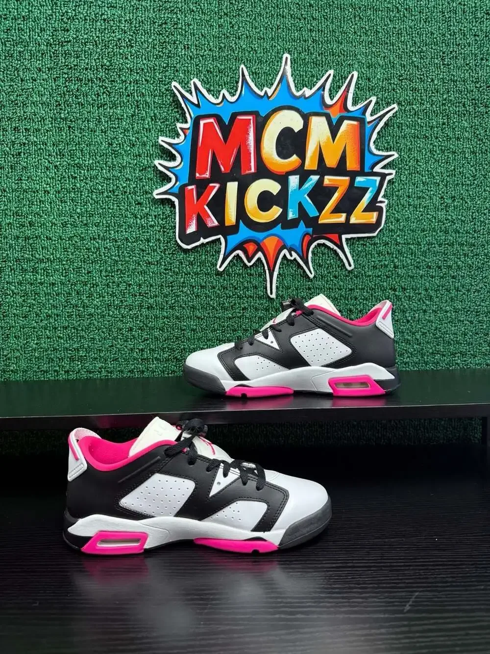 Air Jordan 6 Retro Low GS Fierce Pink Youth Size 6/7.5W Pre-Owned: Excellent